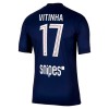 Officiële Voetbalshirt Paris Saint-Germain Vitinha 17 Thuis 2025-26 - Heren